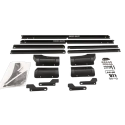 Rhino Rack Heavy Duty Rcl Black 2 Bar Rhino-Rack Backbone Roof Rack For Jeep Wrangler Jk 2Dr 4Wd Hard Top 02/11 To 03/19