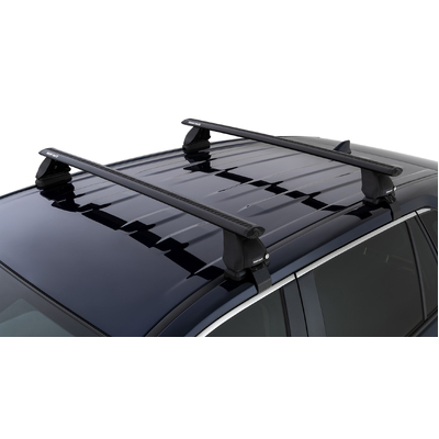 Rhino Rack Vortex 2500 Black 2 Bar Roof Rack For Toyota Rav4 Gen 5, Xa50 5Dr Suv 19 On