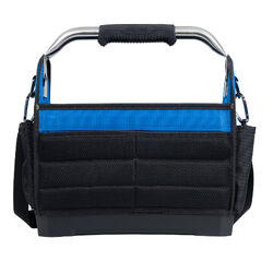 450mm Hard Base Open Tote Swivel Handle Bag