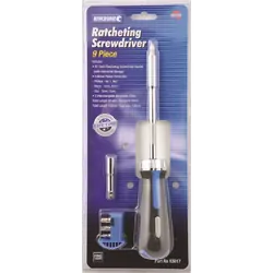 Kincrome Ratcheting Screwdriver 9 Piece