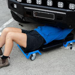 Wide Body Heavy Duty Steel Creeper - 4 Wheel