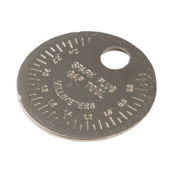 Spark Plug Gap Gauge Coin - Metric/ Imperial