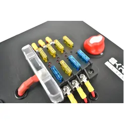 Small DC Control Box with Hard Korr 25a DCDC & Wiring Kit