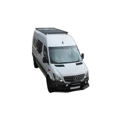 Front runner Mercedes-Benz Sprinter 144in/170in / L2/L3 / MWB/LWB Wheelbase w/OEM Tracks (2006-Current) Slimline II Roof Rack Kit / Tall