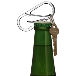 Bico Australia Keysafe Oval Carabiner Keyring Silver