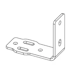 Universal Awning Bracket to suit Rhino-Rack Pioneer Platform S4 S5 [Qty: 2 Brackets]