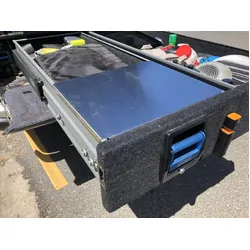 Stainless Steel Drawer Table Top to suit Titan, ARB & MSA [475mm Wide] [1 Table]