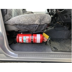 Fire Extinguisher Seat Mount to suit Toyota LandCruiser LC76 & 79 Dual Cab [LHS Passenger AU]