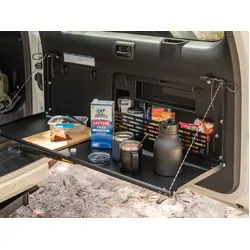 Rear Door Drop Down Table to suit Toyota Prado 150 / Lexus GX 460 [Undara Black]