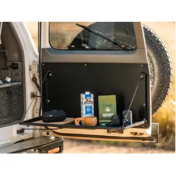 Rear Door Drop Down Table & Door Cards to suit Nissan Patrol Y61 GU