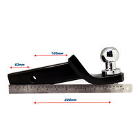 Tow Bar Tongue Hitch Kit- 50mm tow ball 50mm 210mm Hole Length 51mm Drop