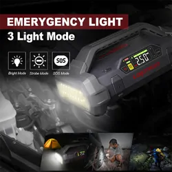 Ozcharge Lokithor 12V 2000A Jump Starter / 150Psi Air Inflator