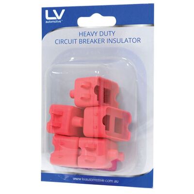 Red Circuit Breaker Insulator [5Pcs] Heavy Duty