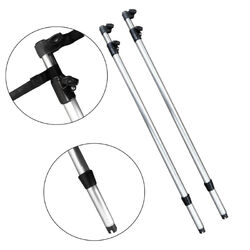 Oceansouth Cabin Cruiser Stern Shade Extension Kit - 2.9M x 2.6M (9.5ft x 8.5ft) - Grey |Outback Equ