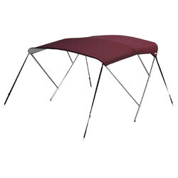 Oceansouth Stainless Steel 3 Bow Bimini Top - 1.5M x 1.7M - Sand