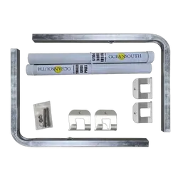 Oceansouth Boat Trailer Guide Poles (I - Beam Mount) 1000mm