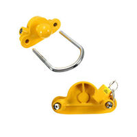 Trailer Coupling Lock, Ratchet Style With U-Clamp