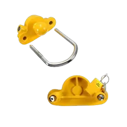 Mister Hitches Trailer Coupling Lock, Ratchet Style w/ U-Clamp