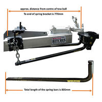 Weight Distribution Hitch 800Lb Round Bar Includes Head & Hitch