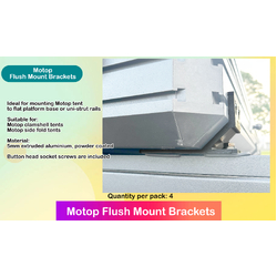 Motop Flush Mount Rooftop Tent Brackets