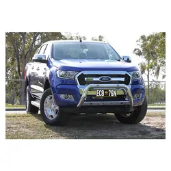 ECB 76cm Nudge Bar to Suit Ford Ranger PX MKII Wildtrack 07/15 to 08/18 Black Ripple