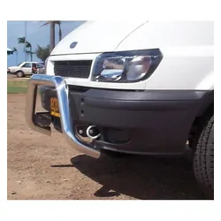 ECB 76mm Nudge Bar to Suit Ford Transit VH VJ 08/2000-08/2006 Black Ripple