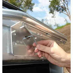 X-Bar | Number Plate Light Mounting Bar Chrome