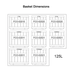 National Luna 125lt Fridge Stainless Steel