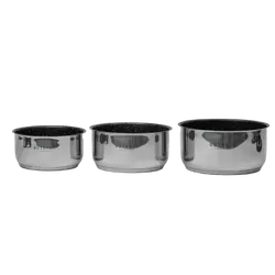 Outback Explorer Smart Storage Non-Stick Pots & 24cm Fry Pan Set w/ Storage Bag