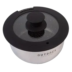 Outback Explorer Smart Storage Non-Stick Pots & 3 Fry Pans Set w/ Lids