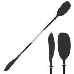 Oceansouth Asymmetric Kayak Paddle Fixed Shaft - 2170mm Black