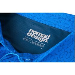 Nomad Design Polo Shirt Stacked - Marine Blue - XL