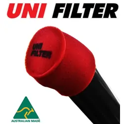 Uni Filter Stainless Snorkel Filter - 4 Inch Red