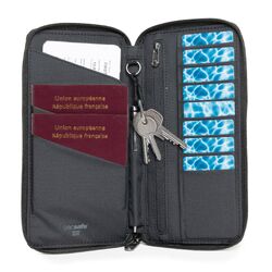 PACSAFE RFIDsafe Travel Wallet Black