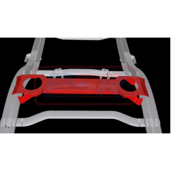 Performance Suspension Racing Nissan Patrol GQ-GU Rear Weld in coil tower brace