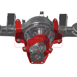 Performance Suspension Racing Nissan Patrol GQ-GU Rear Pinion Guard (Bolt on) (H233)