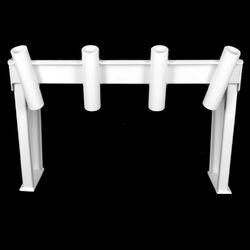 Prowave Fishing Bait Board - 400H - 2 Cup Holders - 700W - Unpainted