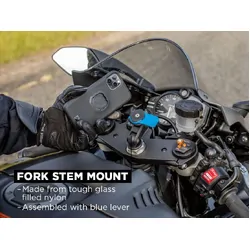 Quad Lock Motorcycle Fork Stem Mount Pro