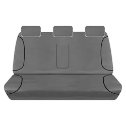 Tuff Terrain Canvas Grey Seat Covers to Suit Ford Ranger PX Dual Cab All Badges
