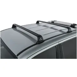 Rhino Rack Vortex Rvp Black 2 Bar Roof Rack For Volkswagen Amarok 2H 4Dr Ute Dual Cab 02/11 On
