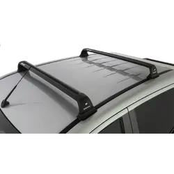 Rhino Rack Vortex Rvp Black 2 Bar Roof Rack For Mitsubishi Triton Gen5 Mq/Mr 4Dr Ute Double Cab 04/15 On