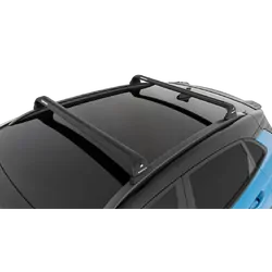 Rhino Rack Vortex Rvp Black 2 Bar Roof Rack For Hyundai Kona Gen1 5Dr Suv With Flush Rails 09/18 On