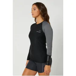 Jetpilot Long Sleeve Ladies Rashie Black - Size 6