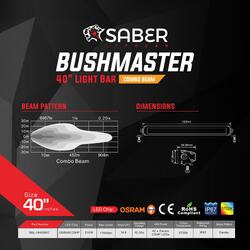 Saber Offroad 40" Light Bar -Combo Beam