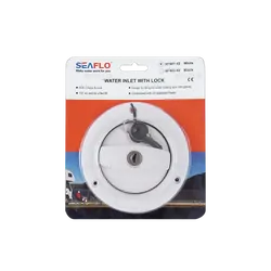 Seaflo Water Inlet w/ Lock White