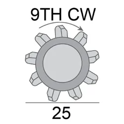 Starter Motor 12V 1.2Kw 9Th Cw Suits Leganza, Astra, Rodeo Eng C20Sed, Cn22E