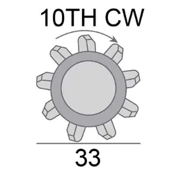 Starter Motor 12V 2.2Kw 10Th Cw Suits Mitsubishi Triton Ml Mn Eng 4D56