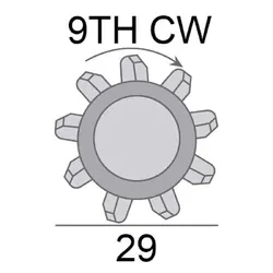 Starter Motor 12V 2.0Kw 9Th Cw Suits Nissan Patrol Y62 Eng Vk56Vd 5.6L