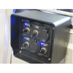 Switch Panel Mounting Enclosure Black