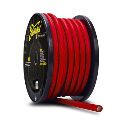 1/0Ga Red Cable (15 Mtr Roll)